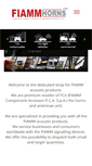 Mobile Screenshot of fiammhorns.com